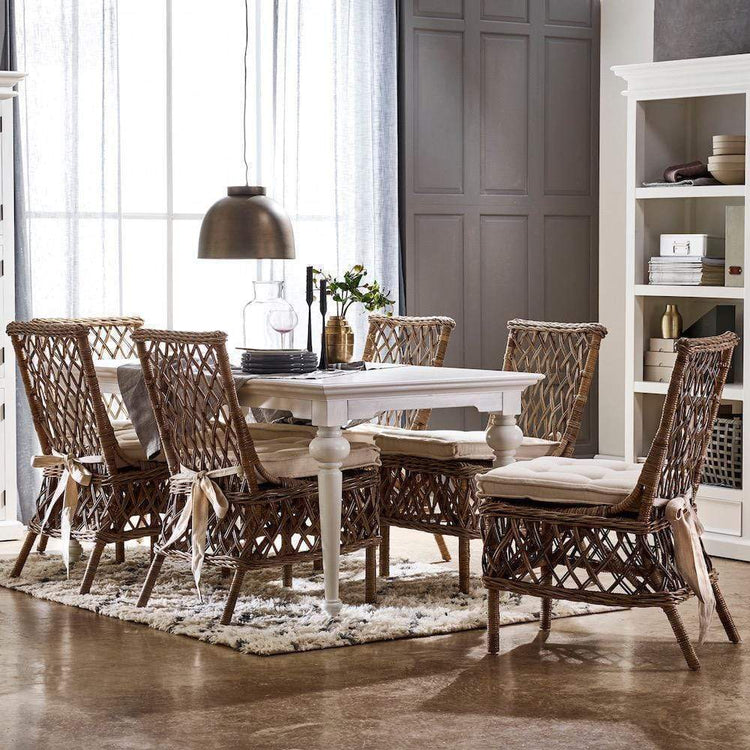 Marquis Kubu Rattan Dining Chair | Marcottestyle