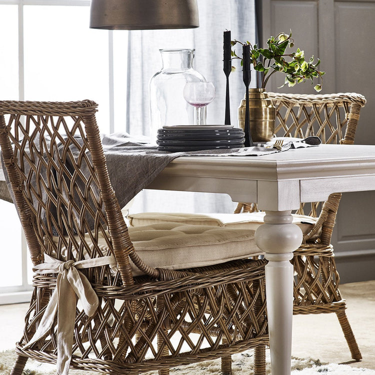 Marquis Kubu Rattan Dining Chair | Marcottestyle
