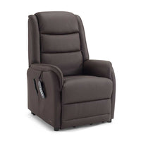 Berlin recliner in dark brown B918 leather