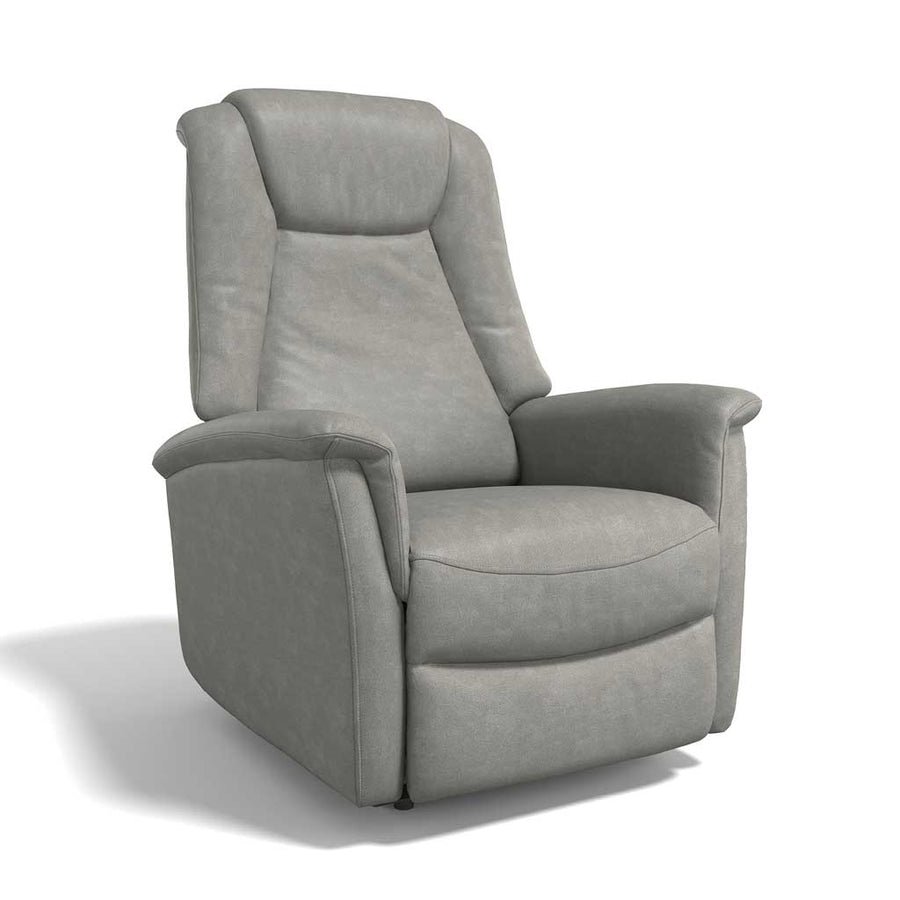 Bochum recliner in plumb Aston 168 fabric
