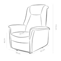 Bochum recliner features