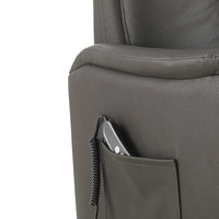 Bremen recliner dark brown back view