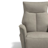Cambridge recliner clay back view