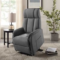 Dortmund recliner dark grey detail