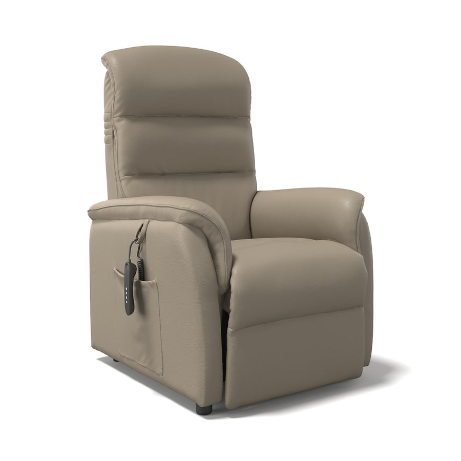 Frankfurt recliner in B942 elephant leather