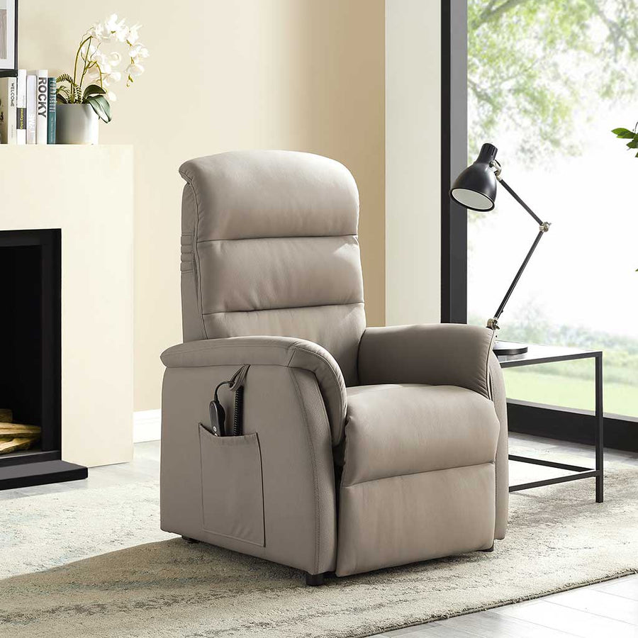 Frankfurt recliner elephant fabric detail