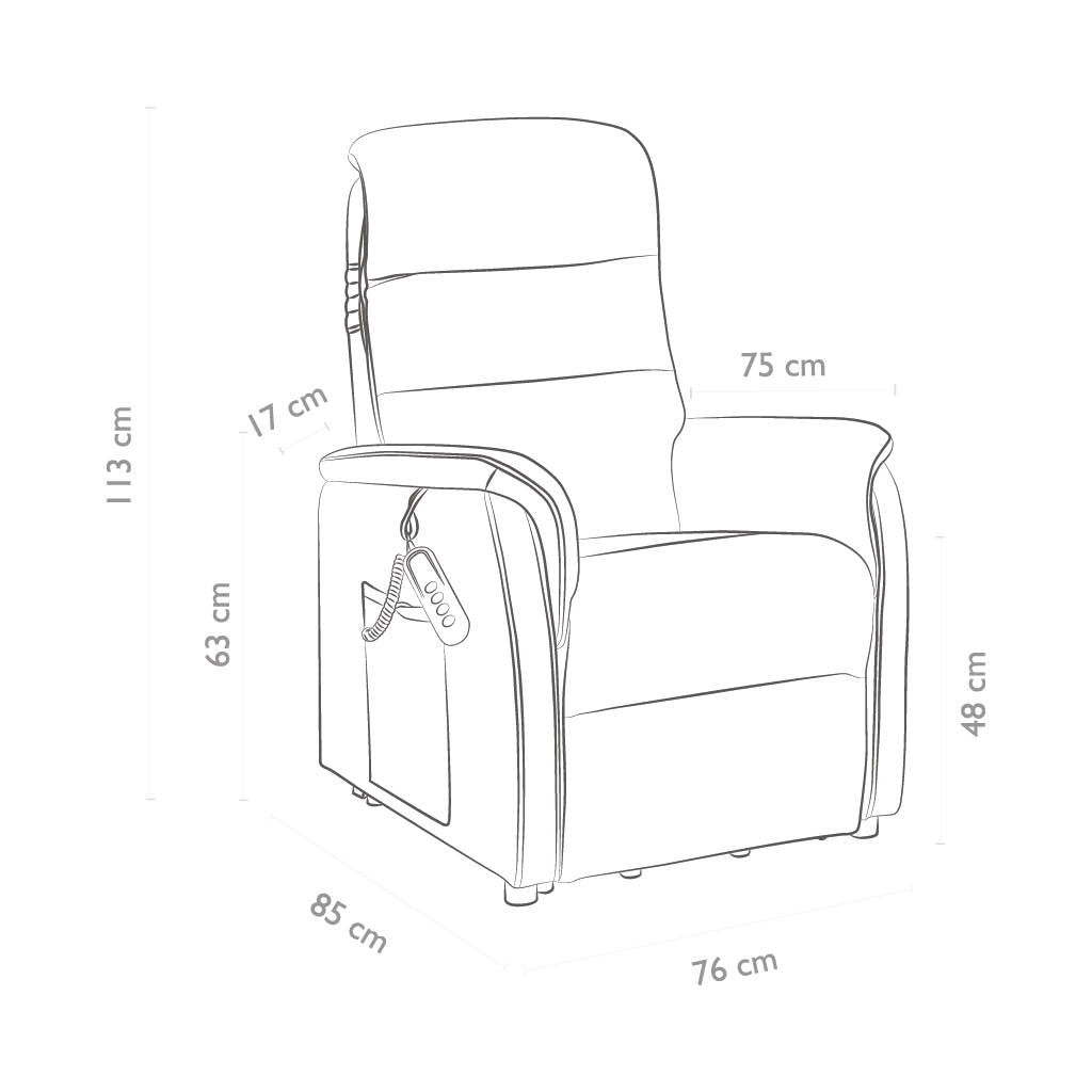 Frankfurt recliner features