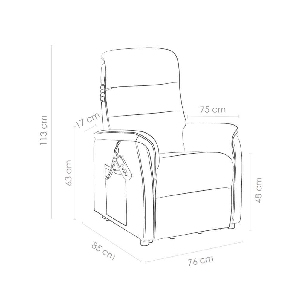 Frankfurt recliner features