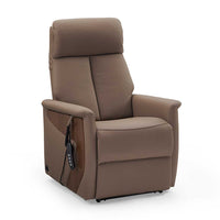 Leipzig recliner in B968 truffle leather
