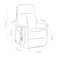 Leipzig recliner features