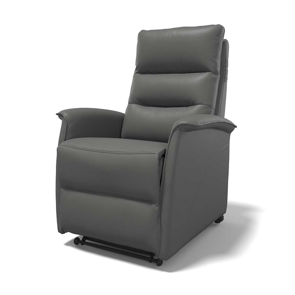 Limoges recliner anthracite reclined