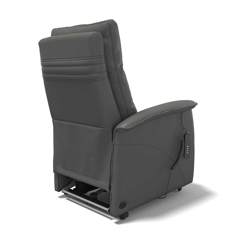 Limoges recliner anthracite back view