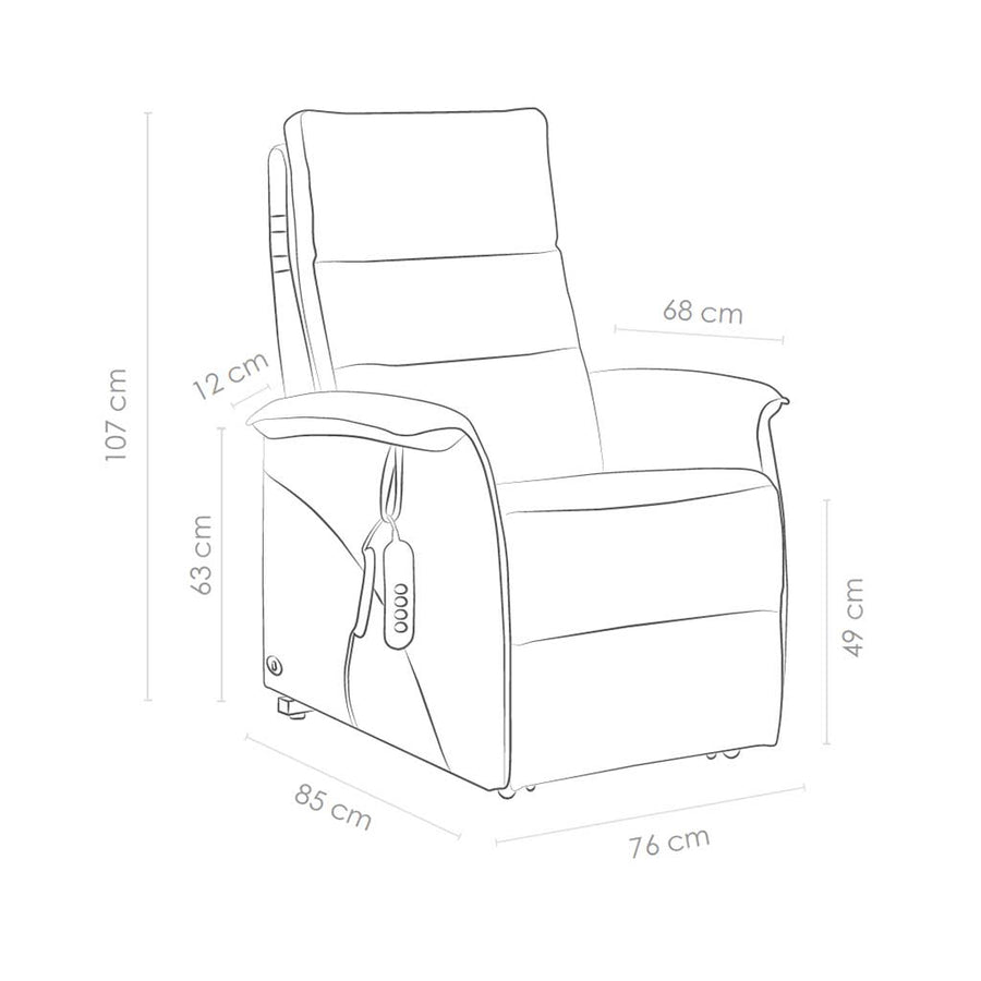 Limoges recliner features