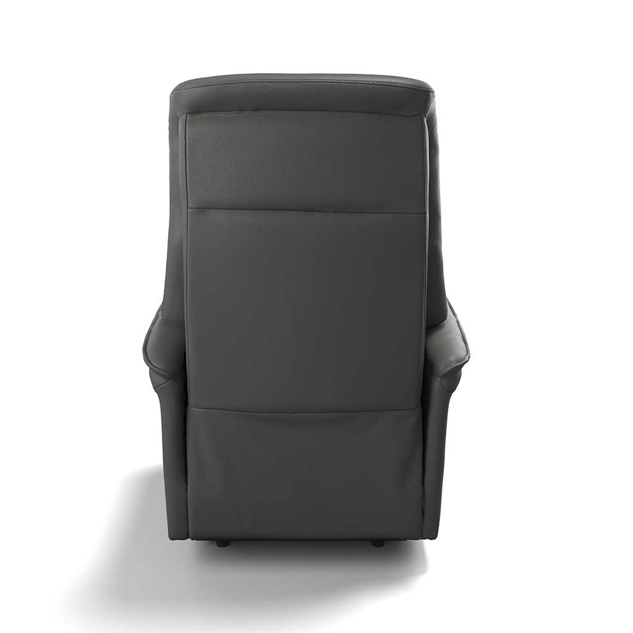Nurnberg recliner dark brown back view