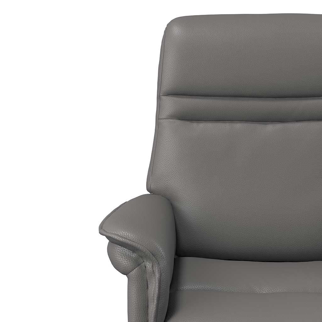 Nurnberg recliner dark brown angle