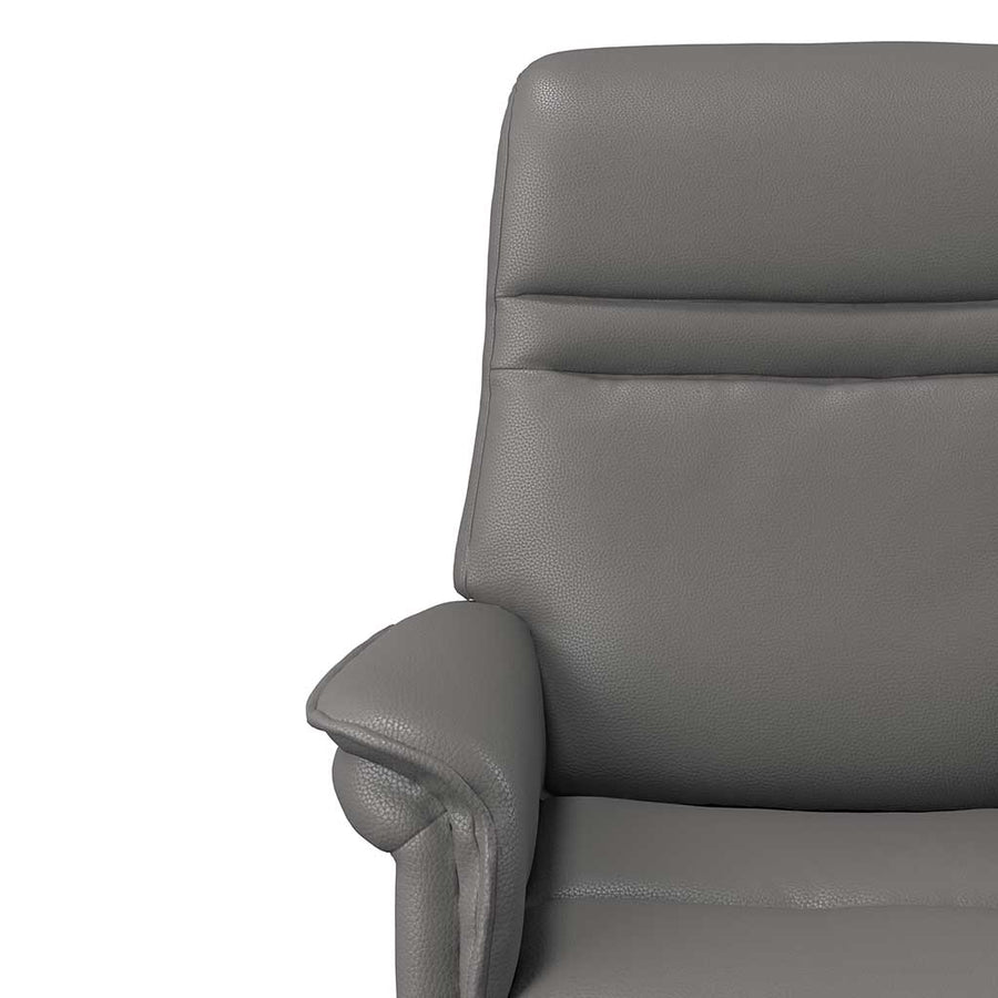 Nurnberg recliner dark brown angle