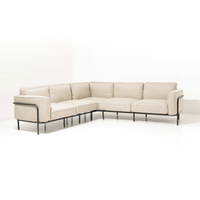 Outdoor-Sofa Melan - Beige 247x247x76cm