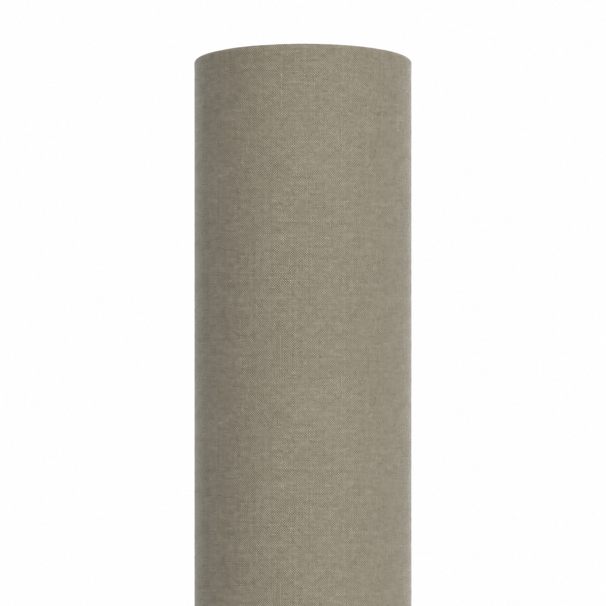 Table Lamp Mette 1280G in taupe finish, front view on white background with soft studio lighting showing the cylindrical fabric shade and metal base in full detail by Marcottestyle