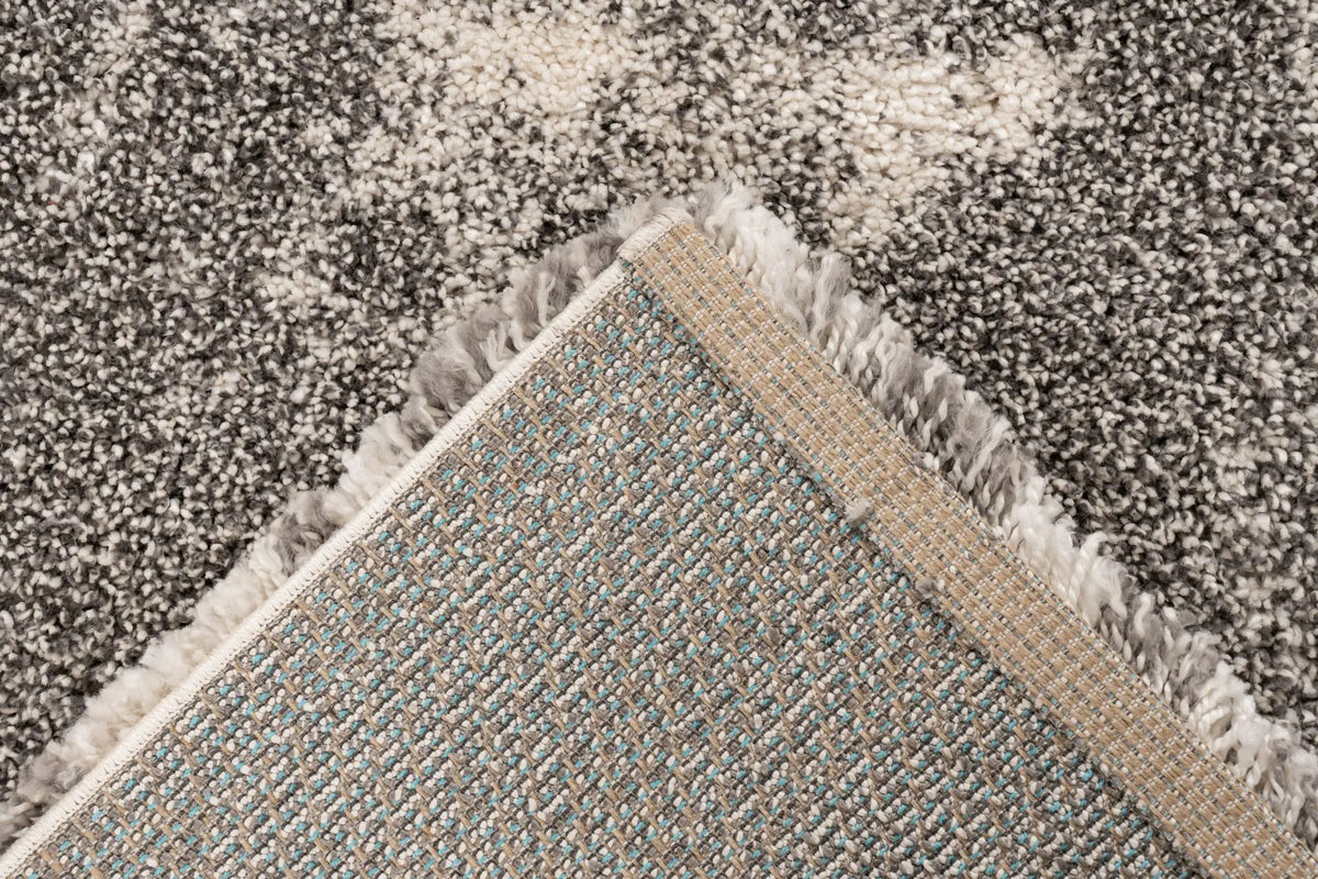 High-Pile Rug - Umbria Silver Distressed