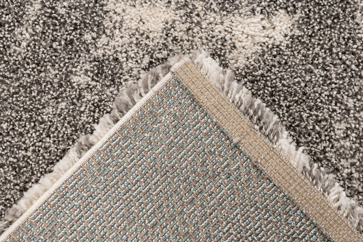 High-Pile Rug - Umbria Silver Distressed