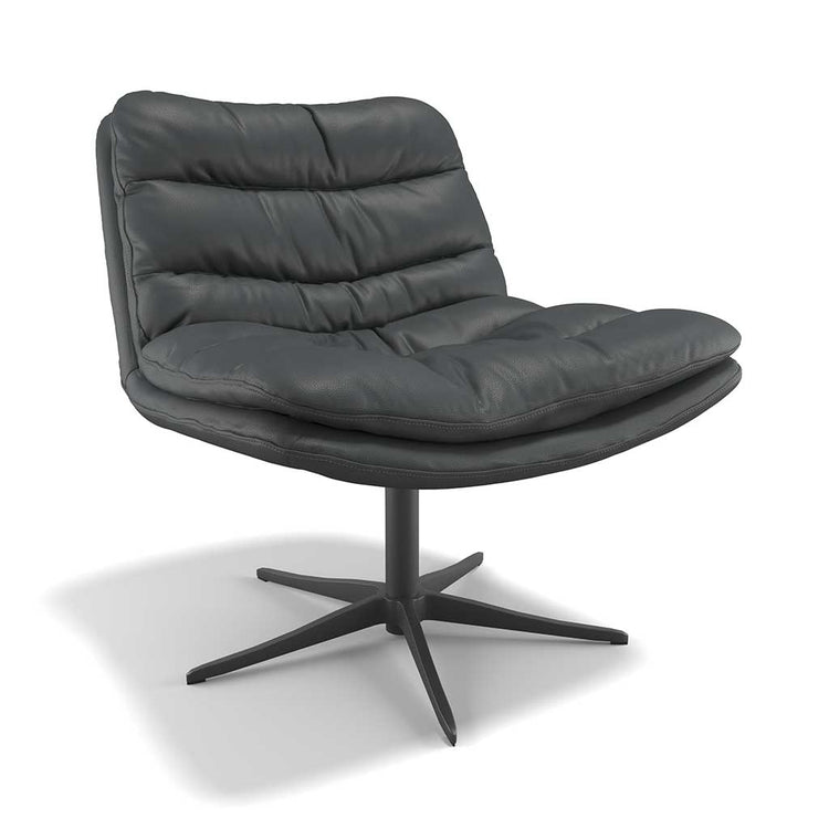 Embrace Low chair B500 Black leather