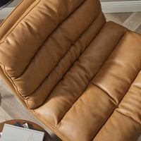 Embrace Low Accent Chair - B501 Cognac Leather