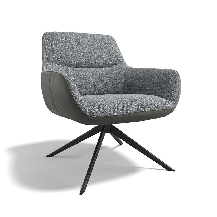 Ferrara accent chair anthracite grey