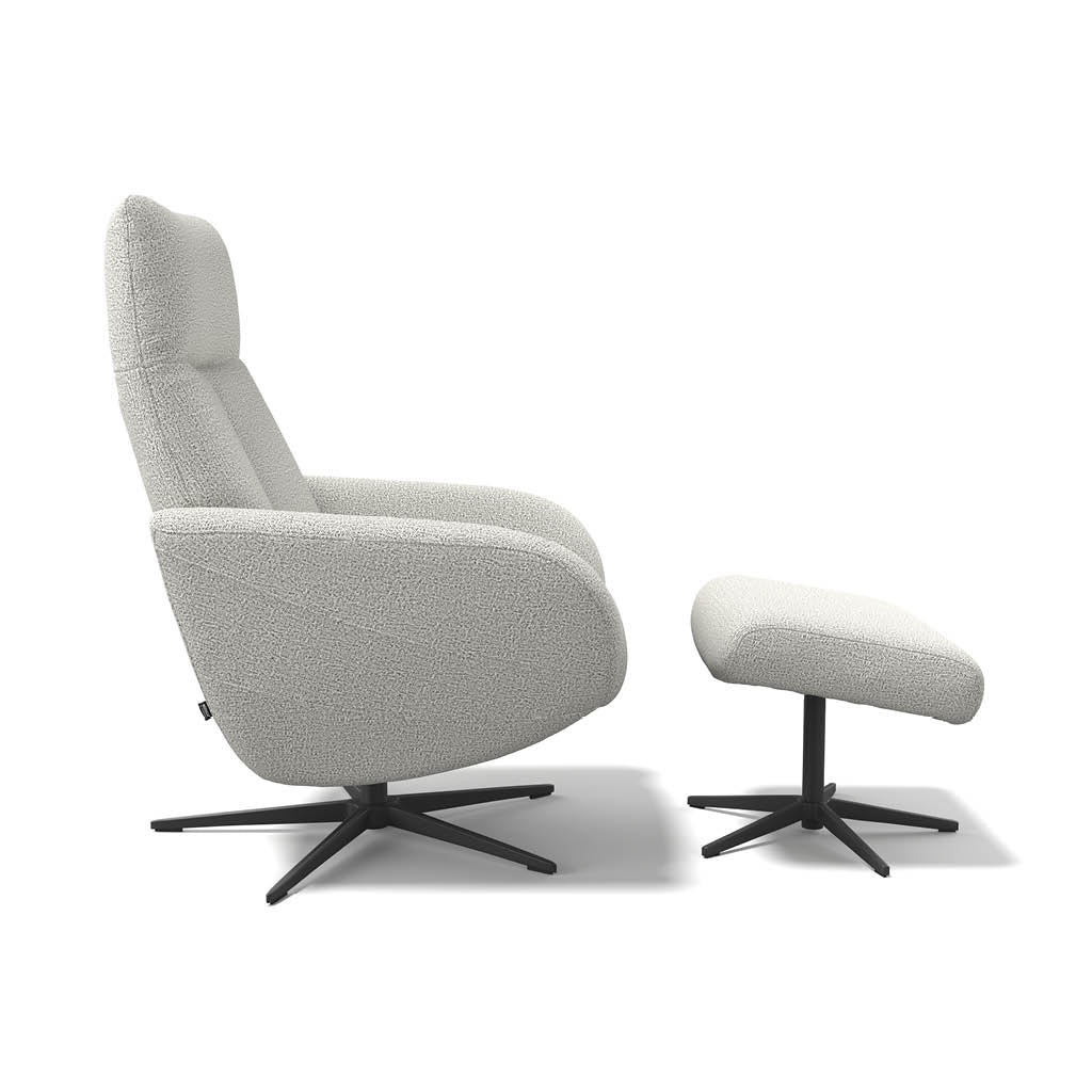 Jona recliner with footstool