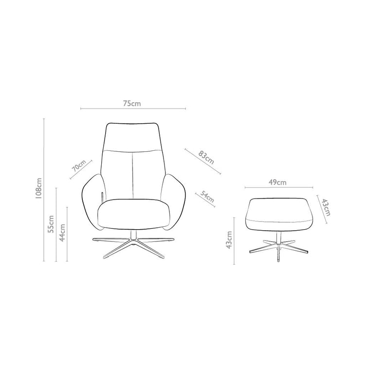 Jona recliner technical features