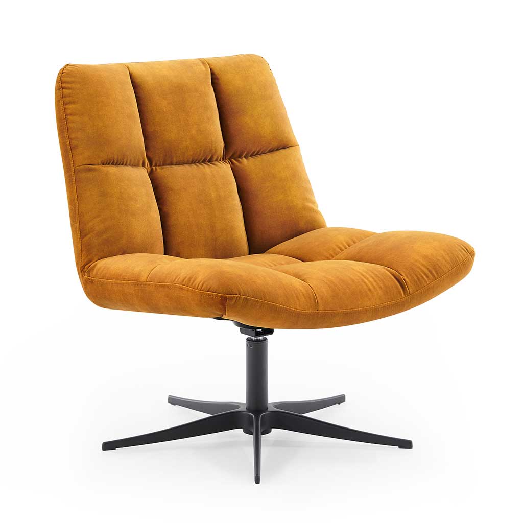 Square accent chair Adore 132 Gold