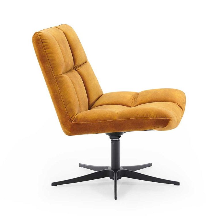 Square accent chair back