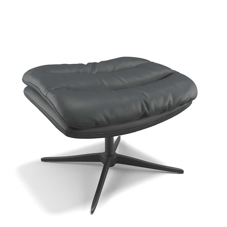 Embrace footstool B500 Black leather