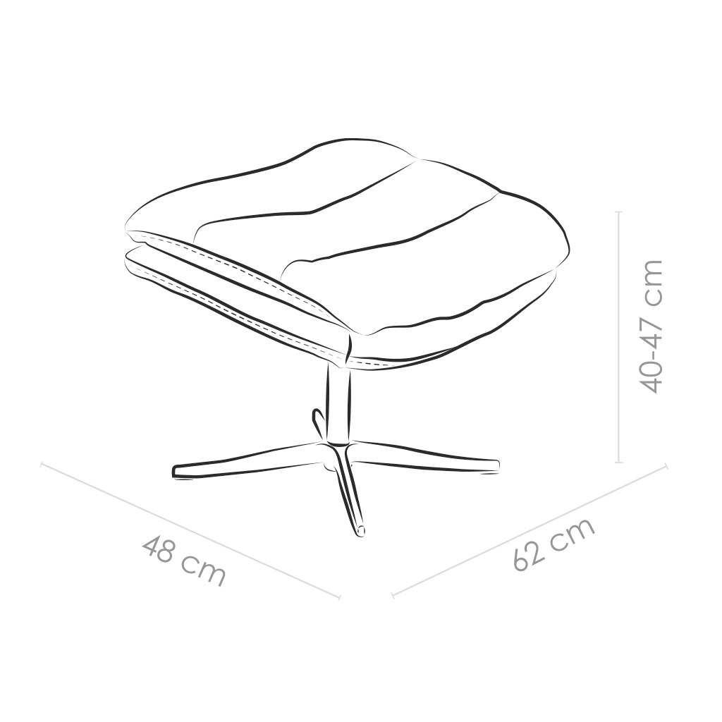 Reposapiés Embrace - Cuero Cognac B501