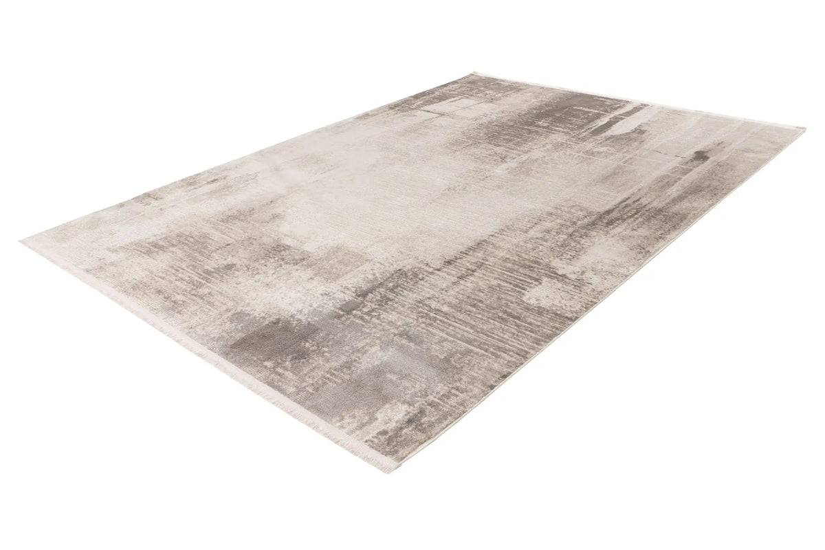 Kurzflor-Teppich - Valday Silber