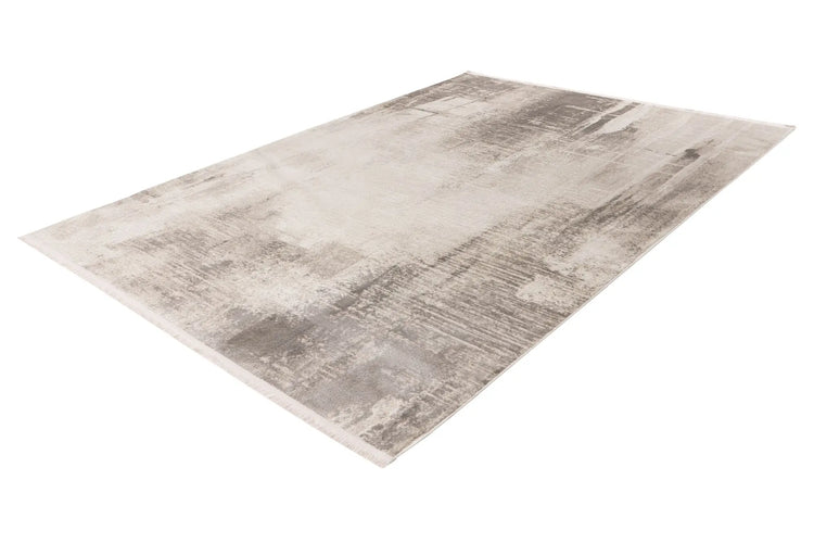 Kurzflor-Teppich - Valday Silber