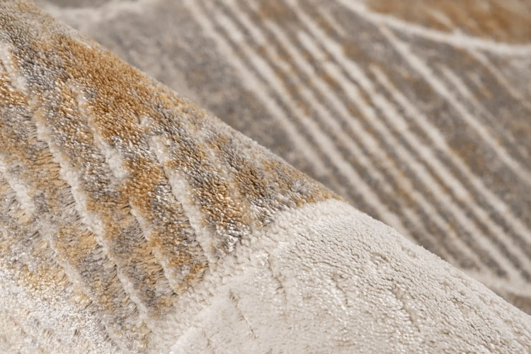Low-Pile Rug - Valday Gold Organic