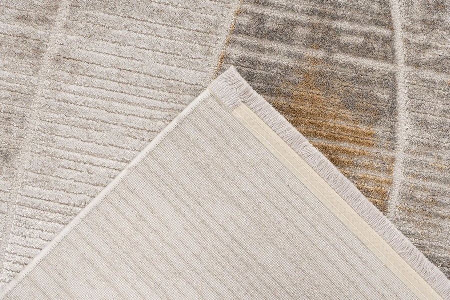 Low-Pile Rug - Valday Gold Organic
