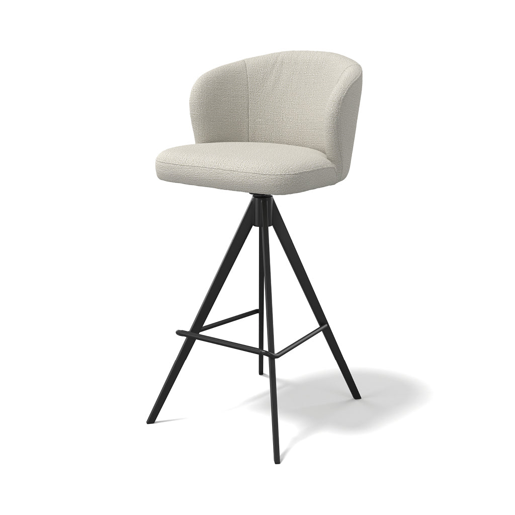 Lazio bar stool natural Oasis angle view