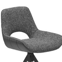 Matera bar stool anthracite Bull and grey Sneak angle view