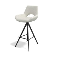 Messina bar stool pearl Ascot detail