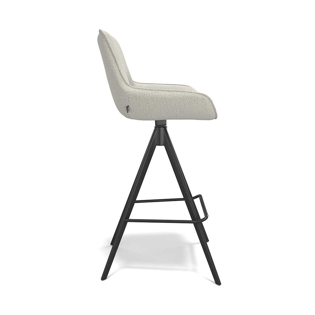 Padua bar stool natural Sneak side view