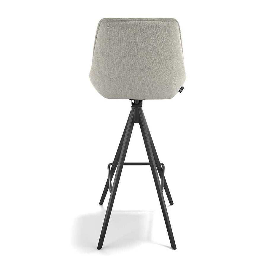 Padua bar stool natural Sneak back view
