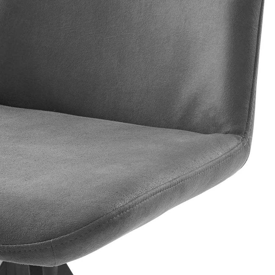 Universal bar stool anthracite Bull angle view