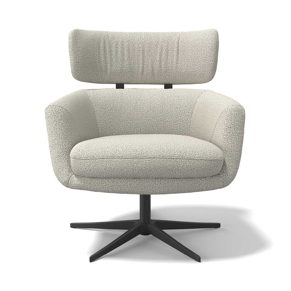Cava accent chair side
