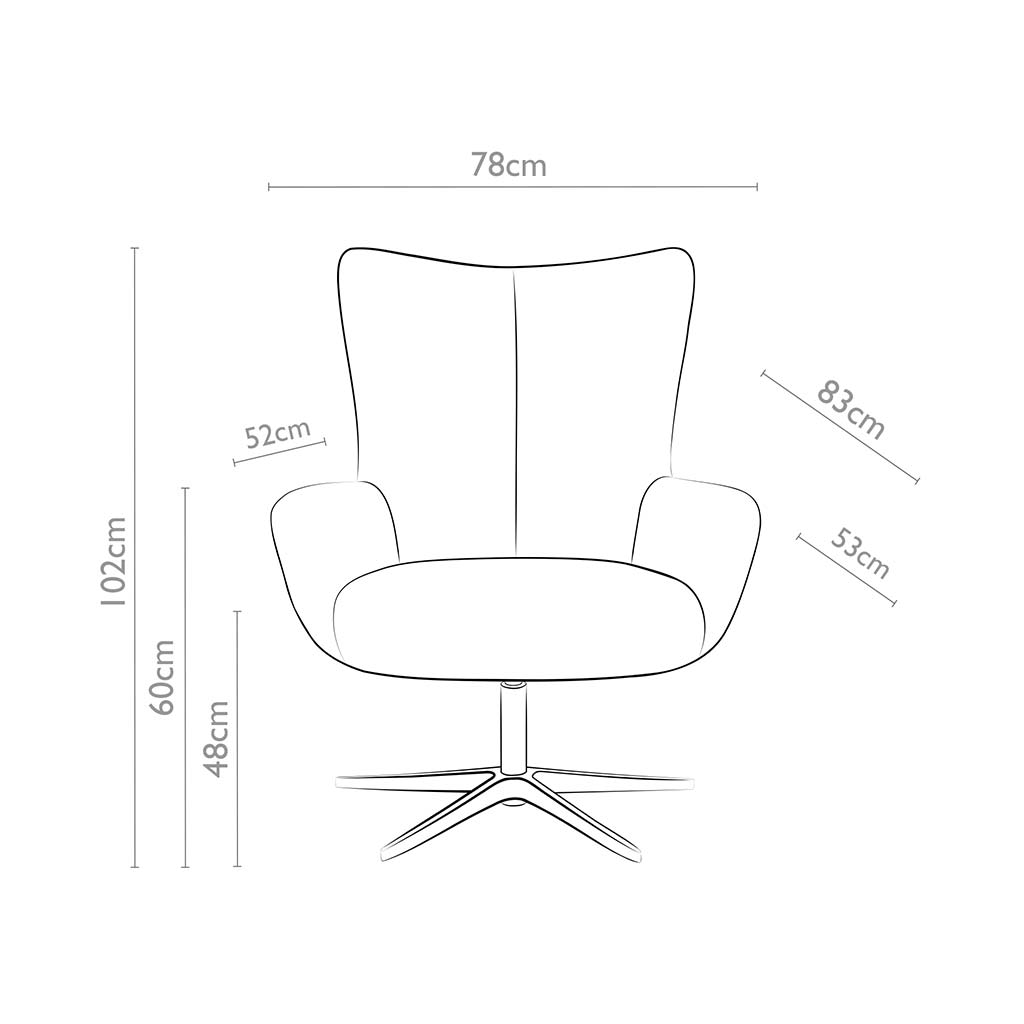 Jessy chair technical features