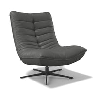 Jordan accent chair anthracite leather