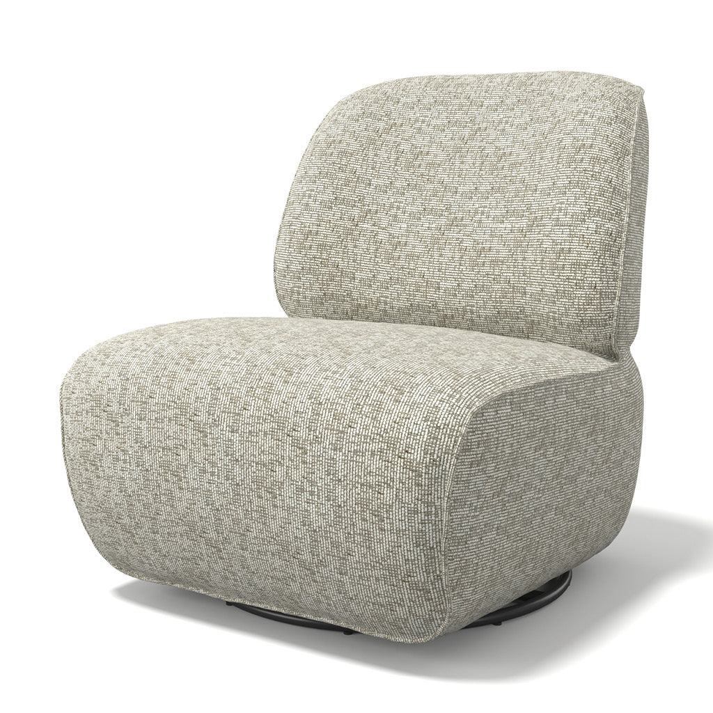 Pebble accent chair reclined