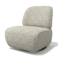 Pebble accent chair reclined