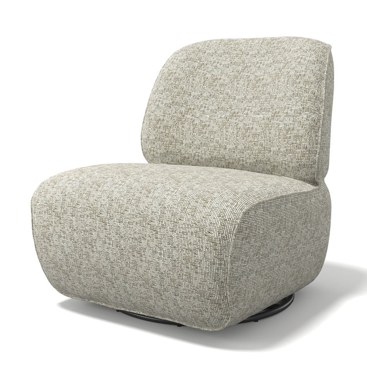 Pebble accent chair reclined