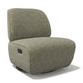 Pebble Accent Chair - Be Fine 25 Pistachio - Black Swivel Base